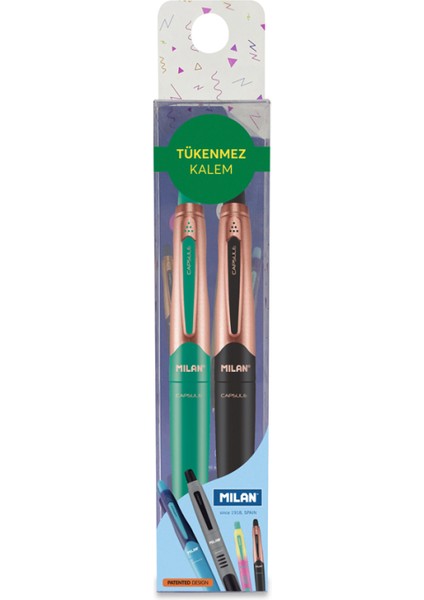 1765809120 Capsule Copper Tükenmez Kalem Blister - 2li