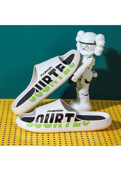 Terlik Erkek Dış Giyim Yaz Yeni Spor ve Eğlence Ev Stepping Kalın Alt Trendy Çift Sandalet Kadın Yaz (Yurt Dışından)