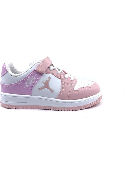 Haykat Lila-Pembe Kısa Kız Çocuk Günlük Sneaker Spor Ayakkabı