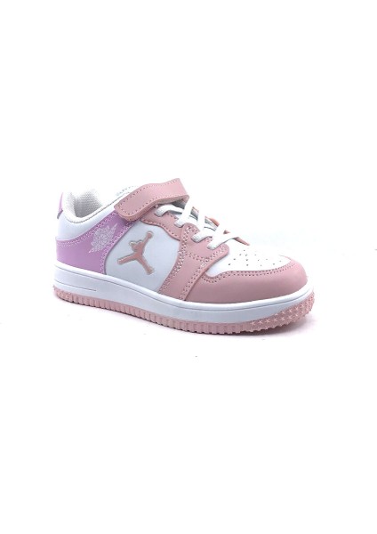 Haykat Lila-Pembe Kısa Kız Çocuk Günlük Sneaker Spor Ayakkabı
