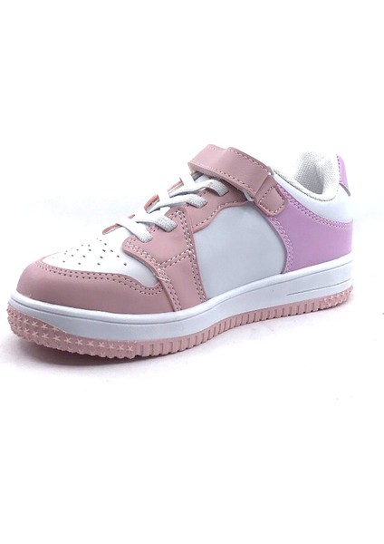Haykat Lila-Pembe Kısa Kız Çocuk Günlük Sneaker Spor Ayakkabı