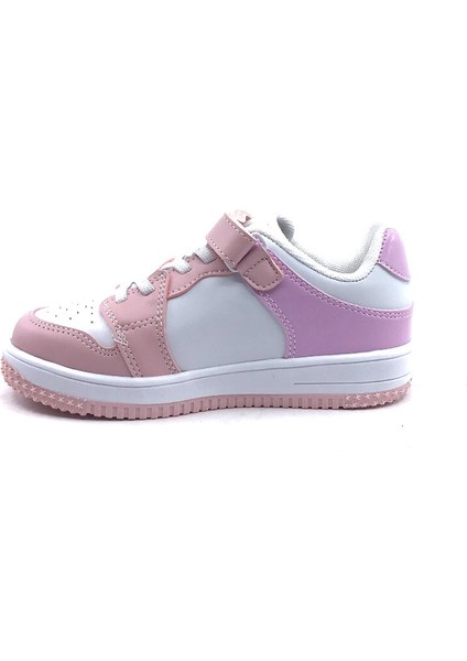 Haykat Lila-Pembe Kısa Kız Çocuk Günlük Sneaker Spor Ayakkabı
