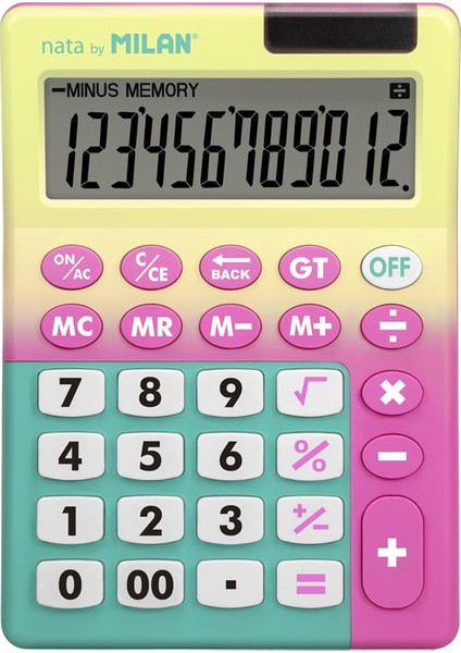 159706SN Sunset 12 Haneli Hesap Makinesi - 6 Lı fırsatları