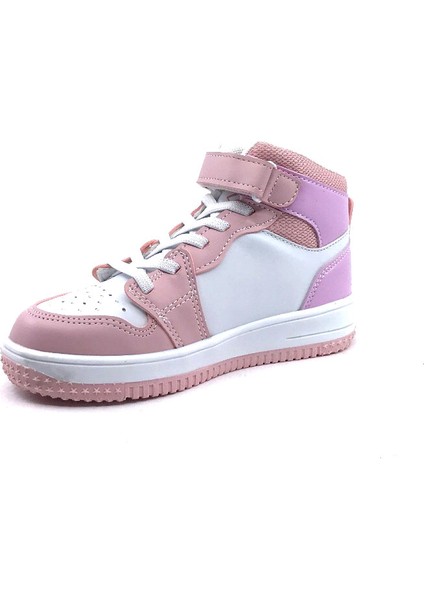 Haykat Lila-Pembe Kız Çocuk Uzun Günlük Sneaker Spor Ayakkabı modelleri