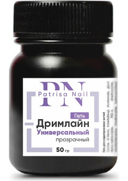 Asitsiz Kolay Yayılım Jeli - Dreamline Jel Universal Şeffaf - 50 Ml