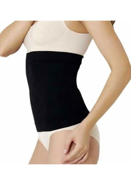 Siyah Kadın Form Karın Bölgesi Sıkılaştırıcı Toparlayıcı Bel Korse EDY210
