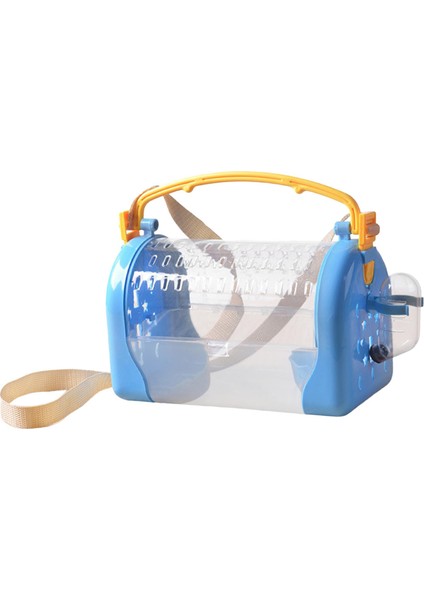 Gine Domuzu Seyahat Cüce Hamster Nefes Alabilen Hamster Taşıyıcı Kafes Pet Giden Mavi (Yurt Dışından) modelleri