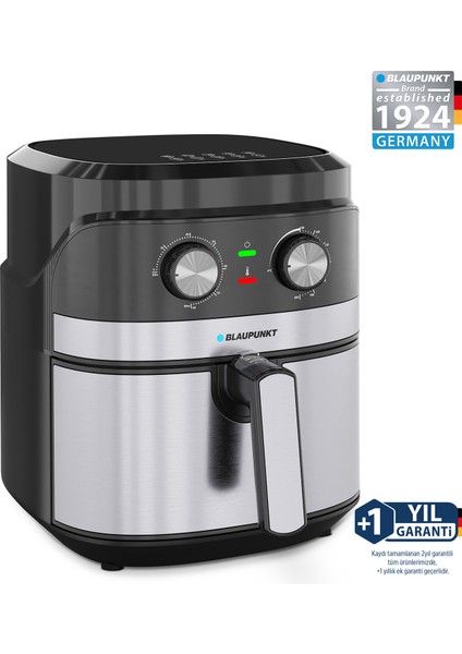 A5550 Taste Master Tek Hazneli 5.5 Litre Air Fryer Fritöz 1800W Siyah