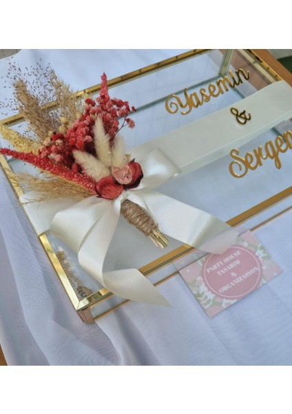 Party Housee Organizsayon Söz Nişan Gold Çikolata Kutusu 22X32CMCM fiyatları