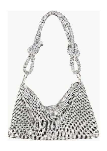 Kadın Rhinestone Akşam Debriyaj Çantası Crossbody Çanta El Çantası Sparkly Rhinestone Çanta Debriyaj Çantası Parti Gelin Gece Çantası Için (Yurt Dışından)