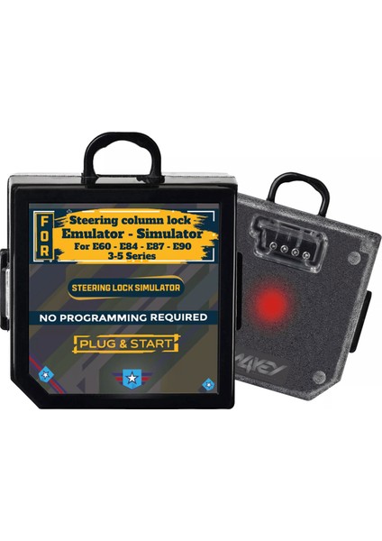 Bmw Mini Cooper E60 E84 E87 E90 3-5 Serisi ile uyumlu Direksiyon Kolon Kilidi Simülatör Emülatörü