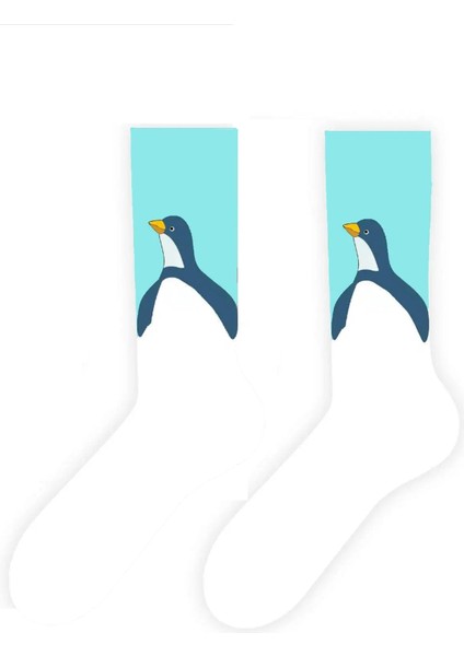 6'lı Deniz ve Buzul Hayvanları Desenli Çorap Seti modelleri