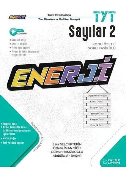 YKS TYT Enerji Sayılar 2 Konu Özetli Soru Fasikülü