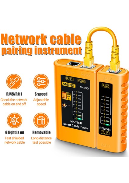 Kablo RJ4511 Utpı Ağ Eşleştirme Sarı