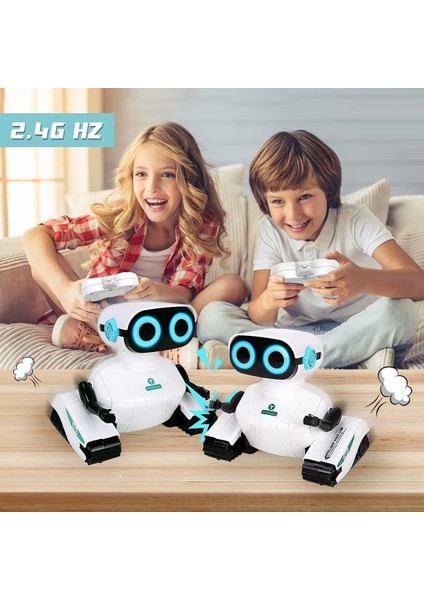 Kaekid 2.4ghz Uzaktan Kumandalı Robot Oyuncaklar - Beyaz