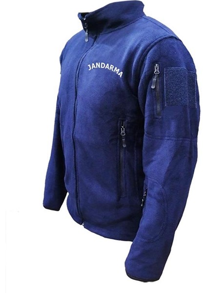 Askervadisi Jandarma Asayiş Taktik Çok Cepli(5 Cepli) Reflektörlü Polar Mont Lacivert Renk