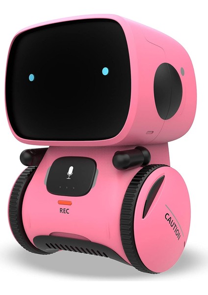 Kaekid Dokunmatik Sensörlü Interaktif Akıllı Robotik - Pembe