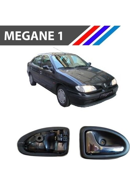 Megane 1 Iç Açma Kolu Sol Sürücü Tarafı Parlak Krom M3369B