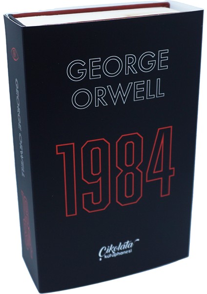 Çikolata Kütüphanesi George Orwell 1984 Temalı Ciltli Çikolata Kütüphanesi