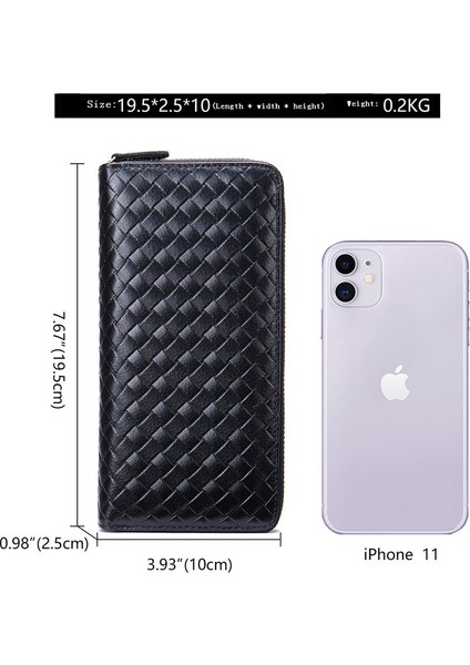 Ekose Erkek Cüzdan - Koyu Kahverengi (Yurt Dışından) fiyatları