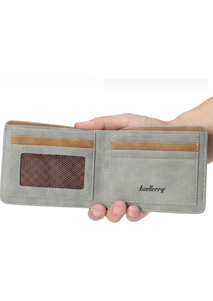 Erkek Kısa Cüzdan - Gri (Yurt Dışından) fiyatları