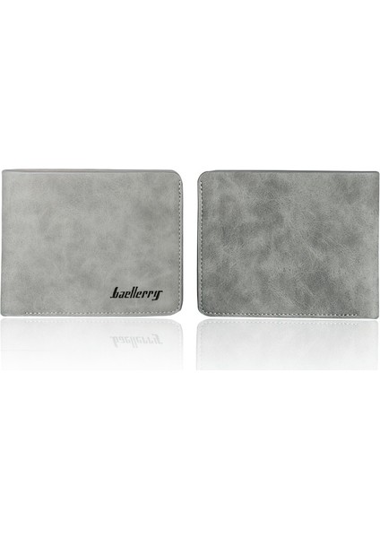Erkek Kısa Cüzdan - Gri (Yurt Dışından) modelleri