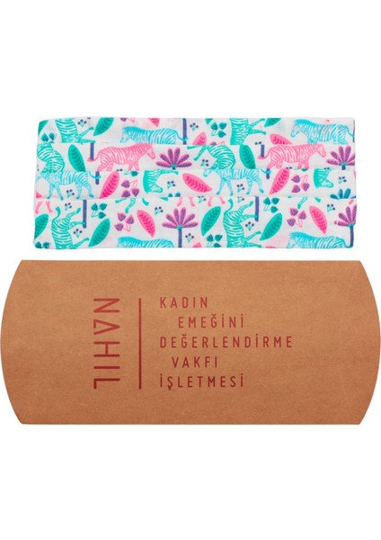 Çocuklar için At Figürlü Yıkanabilir Bez Maske