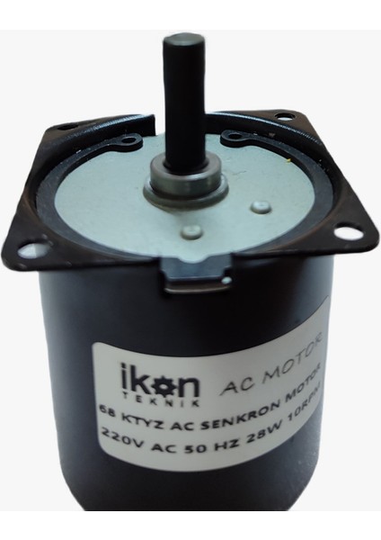 220V 28W Ac Senkron Motor DAKIKADA10 Tur, 68KTYZ 10RPM