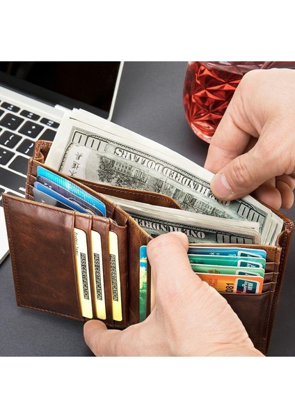 Erkek Kısa Cüzdan - Koyu Kahverengi (Yurt Dışından) fiyatları