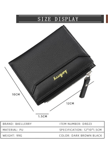 Kısa Fermuarlı Cüzdan - Siyah (Yurt Dışından) modelleri