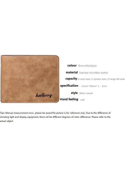 Erkek Kısa Cüzdan - Mavi (Yurt Dışından) fırsatları