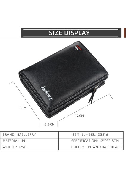 Erkek Kısa Cüzdan - Kahverengi (Yurt Dışından) modelleri