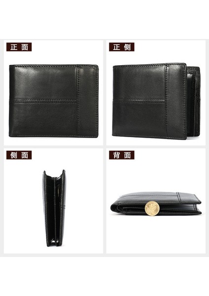 Erkek Ince Cüzdan - Siyah (Yurt Dışından) fırsatları