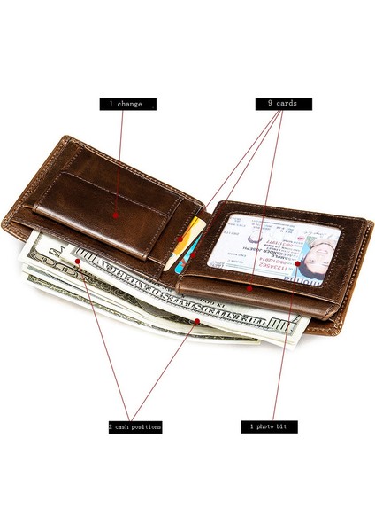 Retro Erkek Cüzdan - Siyah (Yurt Dışından) modelleri