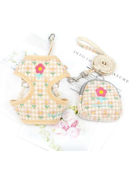 Yelek Model Göğüs Tasması - Bej (Yurt Dışından)