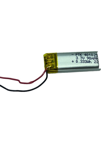 Lityum Polimer Lipo 3.7 V 1s Lipo Batarya-Pil 90 Mah 401025 0.33WH