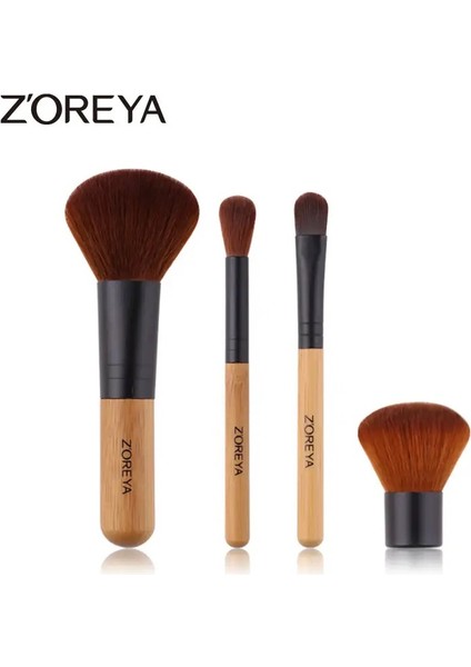 Bambu 4 Parça Mini Sehayat Makyaj Fırça Seti