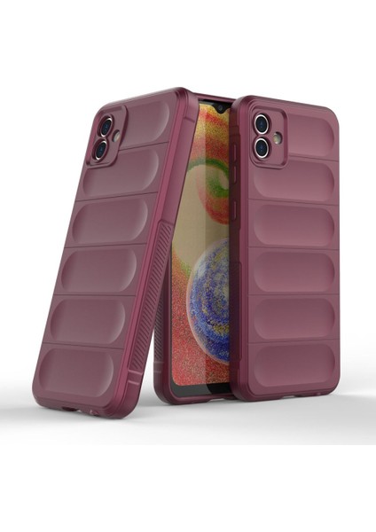 Galaxy A04E Kılıf Mat Parmak Izi Yapmaz Elden Kaydırmaz Içi Kadife Kamera Korumalı Silikon