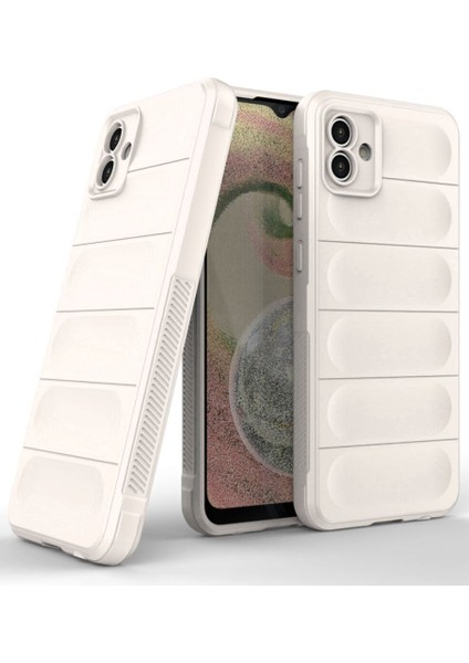 Galaxy A04E Kılıf Mat Parmak Izi Yapmaz Elden Kaydırmaz Içi Kadife Kamera Korumalı Silikon