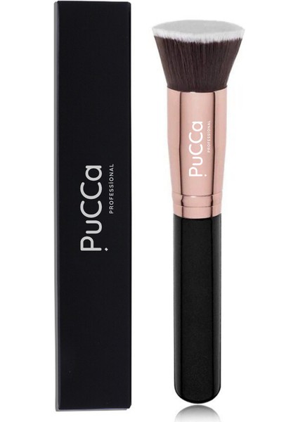 Gold Flat Düz Kabuki Fondöten Fırça Likit,sıvı, Bb Krem,toz Yüz Fırçası