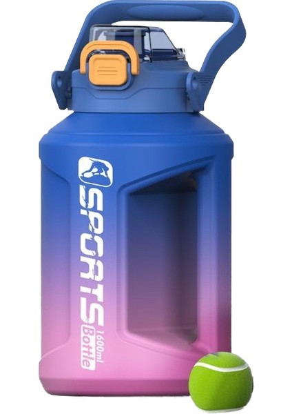 1600 ml Dış Mekan Büyük Kapasiteli Yüksek Değerli Spor Şişesi (Yurt Dışından)