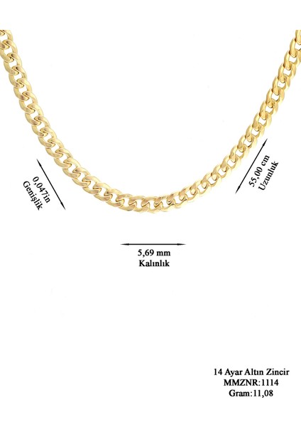 Kadın 14 Ayar Altın Italyan Zincir modelleri
