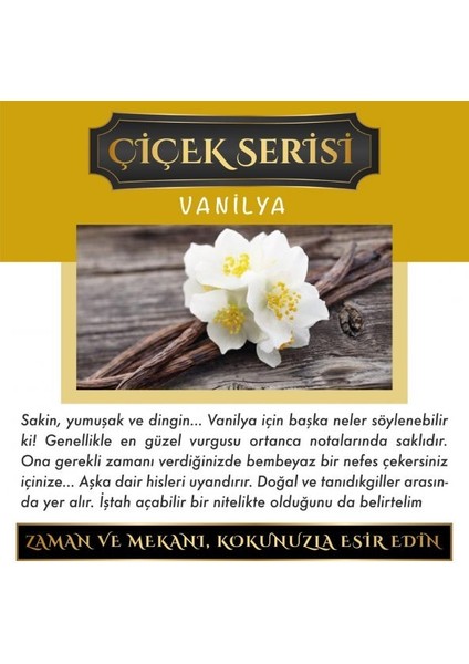 Ölümsüz Aşk Çiçek Serisi Vanilya 5 Adet 10 ml Üçgen Şişe Oto Kokusu Araç Araba Parfümü