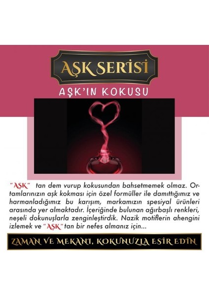 Ölümsüz Aşk Aşk Serisi Aşkın Kokusu 5 Adet 12 ml Elma Şişe Oto Kokusu Araç Araba Parfümü