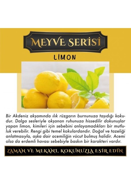 Meczub Meyve Serisi Limon 5 Adet 12 ml Elma Şişe Oto Kokusu Araç Araba Parfümü