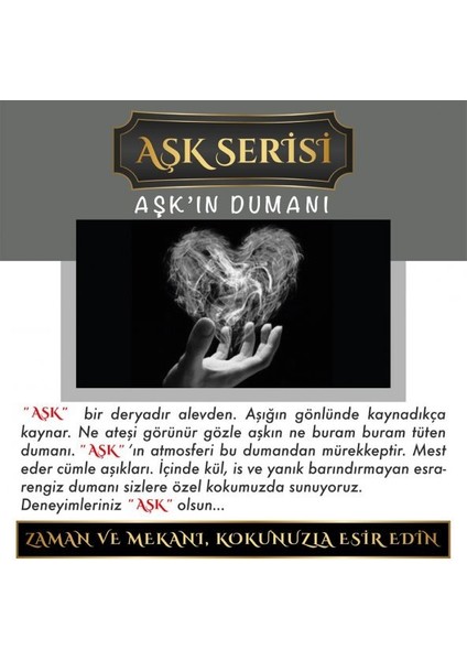 Ölümsüz Aşk Aşk Serisi Aşkın Dumanı 8 ml Silindir Şişe Oto Kokusu Araç Araba Parfümü fiyatları