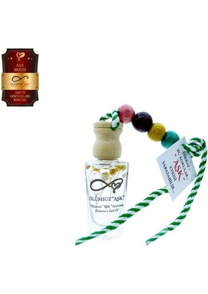 Ölümsüz Aşk Aşk Serisi Aşkın Gözyaşları 10 Adet 12 ml Heybet Şişe Oto Kokusu Araç Araba Parfümü