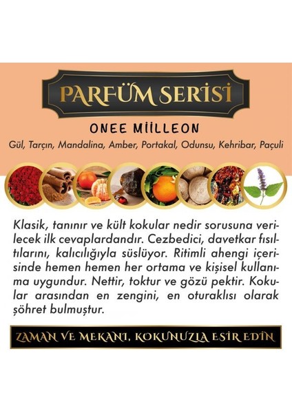 Ölümsüz Aşk Parfüm Serisi Onee Miilleon 10 Adet 12 ml Elma Şişe Oto Kokusu Araç Araba Parfümü