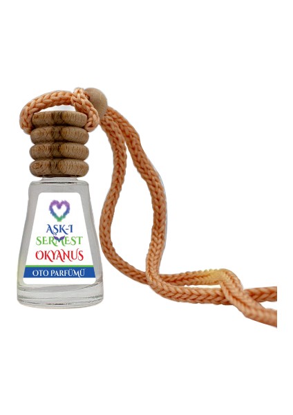 Aşk-I Sermest Okyanus Oto / Araç Kokusu Piramit Şişe, 12 Ml, 10 Adet