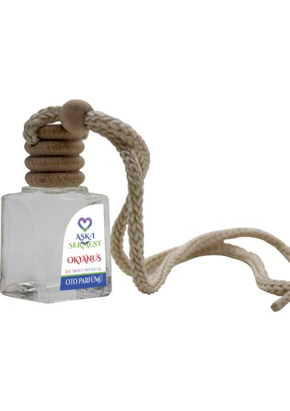 Aşk-I Sermest Okyanus, Oto / Araç Kokusu Dörtgen Şişe, 12 Ml, 5 Adet